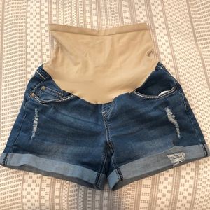 Maternity Denim Shorts